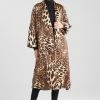 Luxe Leopard Puffer Robe