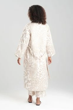 Luxe Leopard Puffer Robe -Natori Sales Shop Luxe Leopard Puffer Robe Sand Taupe by Natori 2 14122.1666797304