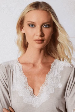 Luxe Shangri-La Caftan 30 Luxe Shangri-La Caftan -Natori Sales Shop Luxe Shangri La Caftan Heather Cashmere by Natori 02716.1675893074