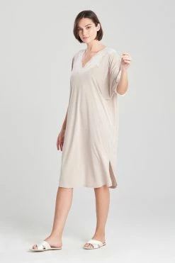 Luxe Shangri-La Caftan 26 Luxe Shangri-La Caftan -Natori Sales Shop Luxe Shangri La Caftan Heather Cashmere by Natori 63316.1674145166