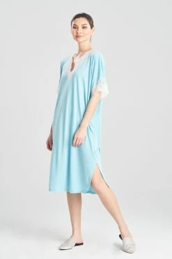Luxe Shangri-La Caftan 24 Luxe Shangri-La Caftan -Natori Sales Shop Luxe Shangri La Caftan Sea Glass by Natori 16148.1675867934