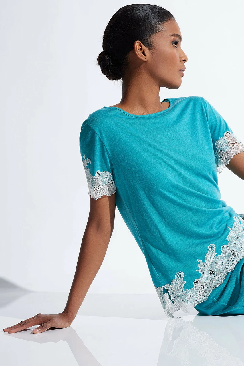 Luxe Shangri-La TENCEL™ Short Sleeve PJ Basics 35 Luxe Shangri-La TENCEL™ Short Sleeve PJ Basics - Image 35