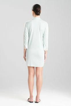Luxe Shangri-La TENCEL™ Sleepshirt 29 Luxe Shangri-La TENCEL™ Sleepshirt -Natori Sales Shop Luxe Shangri La Tencel Sleepshirt Heather Sage Green by Natori 2 60337.1664471631
