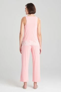 Luxe Shangri-La TENCEL™ Sleeveless PJ 25 Luxe Shangri-La TENCEL™ Sleeveless PJ -Natori Sales Shop Luxe Shangri La Tencel Sleeveless PJ Bright Heather Coral by Natori 2 19932.1674148405