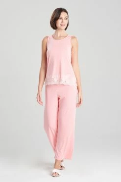 Luxe Shangri-La TENCEL™ Sleeveless PJ 24 Luxe Shangri-La TENCEL™ Sleeveless PJ -Natori Sales Shop Luxe Shangri La Tencel Sleeveless PJ Bright Heather Coral by Natori 65749.1674146197