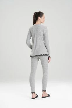 Luxe Ulla Cardigan 7 Luxe Ulla Cardigan -Natori Sales Shop Luxe Ulla Cardigan Heather Grey by Natori 2 11666.1641421111