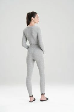 Luxe Ulla Leggings -Natori Sales Shop Luxe Ulla Leggings Heather Grey by Natori 2 51287.1641421145