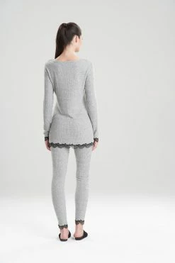 Luxe Ulla Top 9 Luxe Ulla Top -Natori Sales Shop Luxe Ulla Top Heather Grey by Natori 2 44307.1641421064