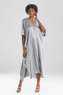 Key Essentials Beaded Silk Caftan -Natori Sales Shop M40002 SIL 1 57940.1619031261