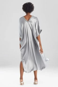 Key Essentials Beaded Silk Caftan -Natori Sales Shop M40002 SIL 2 04941.1619031285