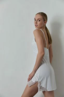 Enchant V-Neck Chemise -Natori Sales Shop M78012 IVP 4 02658.1611086300