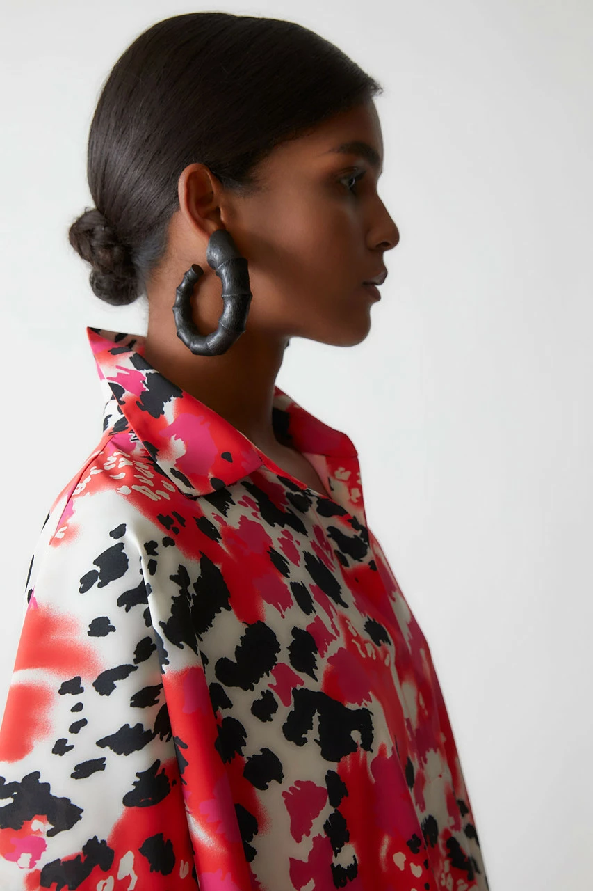 Acacia Wood Bamboo Earrings 4 Acacia Wood Bamboo Earrings - Image 4