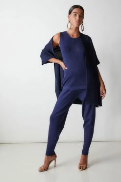 Kyoto Textured Knit Tunic Tank 9 Kyoto Textured Knit Tunic Tank -Natori Sales Shop M85349 NAV 3 69289.1614199428