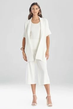 Beijing Textured Knit Cardigan -Natori Sales Shop M89157 SNW 1 89006.1612800867