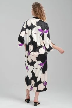 Majestic Orchid Caftan 13 Majestic Orchid Caftan -Natori Sales Shop Majestic Orchid Caftan Black Multi by N Natori 4 03989.1675438854