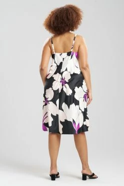 Majestic Orchid Gown 11 Majestic Orchid Gown -Natori Sales Shop Majestic Orchid Gown Black Multi by N Natori 4 16845.1675438241