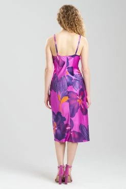 Majestic Orchid Gown 13 Majestic Orchid Gown -Natori Sales Shop Majestic Orchid Gown Plum Multi by N Natori 2 37420.1675438248