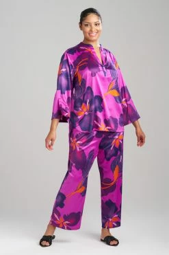 Majestic Orchid PJ -Natori Sales Shop Majestic Orchid Pj Plum Multi by N Natori 2 43133.1680816538