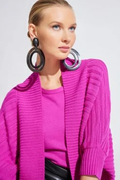 Mandalay Sweater Knit Cardigan -Natori Sales Shop Mandalay Sweater Knit Cardigan Magenta by Natori 86860.1654107291