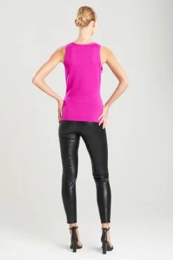 Mandalay Sweater Knit Tank 3 Mandalay Sweater Knit Tank -Natori Sales Shop Mandalay Sweater Knit Halter Tank Magenta by Natori 2 10661.1654026479