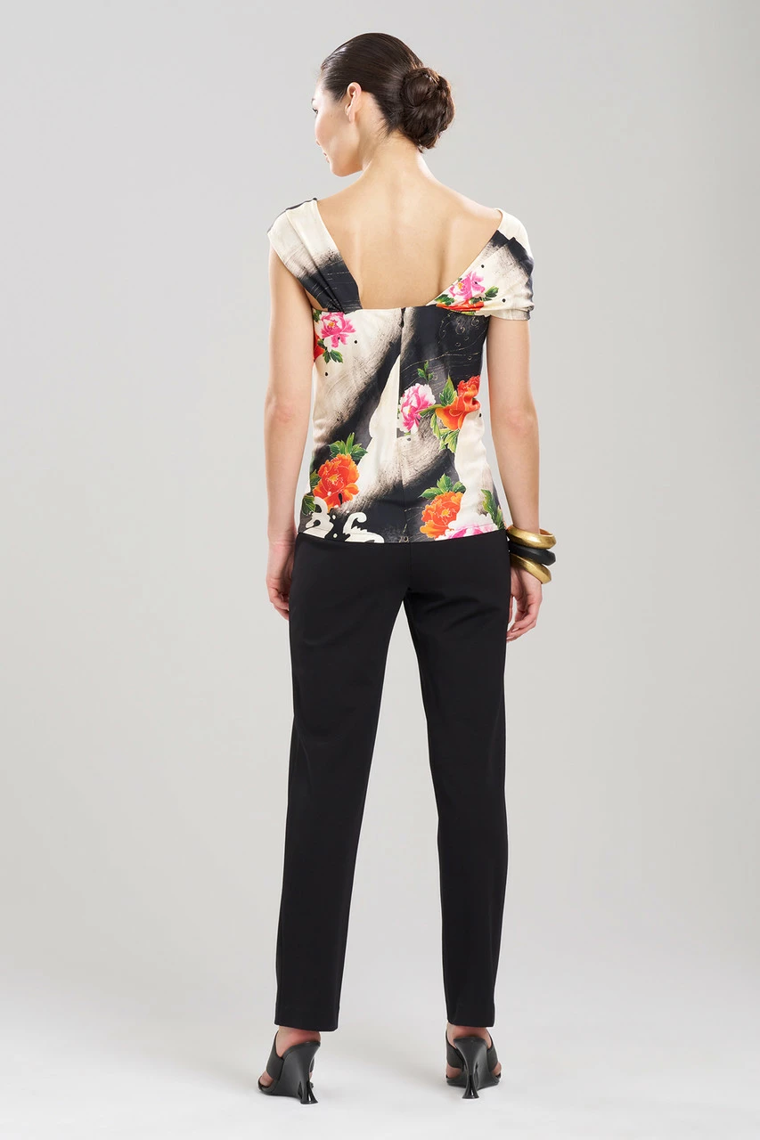 Mayumi Cotton Silk Asymmetrical Top 2 Mayumi Cotton Silk Asymmetrical Top - Image 2