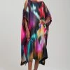 Melisande Beaded Cocoon Silk Caftan