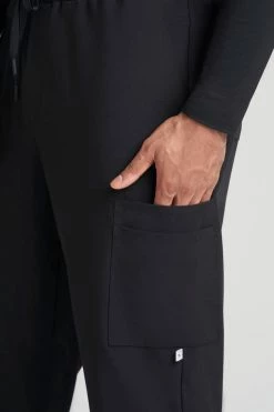 Men's 10-Pocket Jogger Scrub Pants 11 Men's 10-Pocket Jogger Scrub Pants -Natori Sales Shop Mens 10 Pocket Jogger Scrub Pants Black by N Natori 2 48146.1648673818