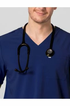 Men's 2-Pocket V-Neck Scrub Top 12 Men's 2-Pocket V-Neck Scrub Top -Natori Sales Shop Mens 2 Pocket Scrub Top Navy by N Natori 5 30552.1648672920