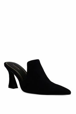 Minh Suede Heel Mule 54 Minh Suede Heel Mule -Natori Sales Shop Minh Suede Heel Mule Black by Natori 3 99950.1664558396