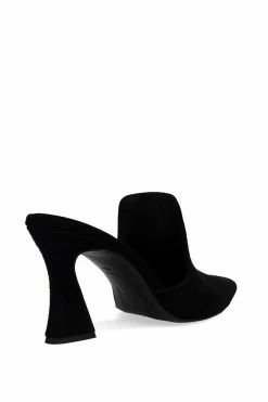 Minh Suede Heel Mule 53 Minh Suede Heel Mule -Natori Sales Shop Minh Suede Heel Mule Black by Natori 5 41687.1664558346