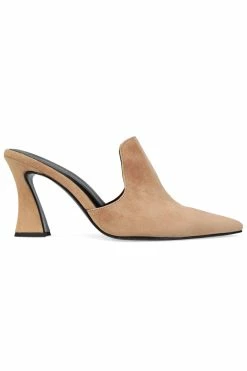 Minh Suede Heel Mule 65 Minh Suede Heel Mule -Natori Sales Shop Minh Suede Heel Mule Doe by Natori 4 08343.1662047891