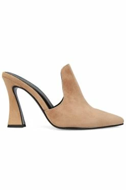 Minh Suede Heel Mule 78 Minh Suede Heel Mule -Natori Sales Shop Minh Suede Heel Mule Doe by Natori 5 47857.1663905774