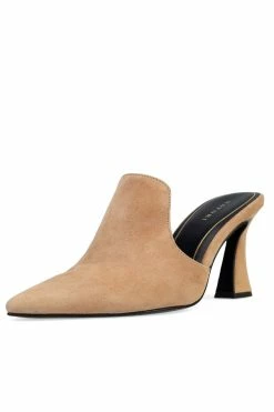 Minh Suede Heel Mule 62 Minh Suede Heel Mule -Natori Sales Shop Minh Suede Heel Mule Doe by Natori 84118.1662047887