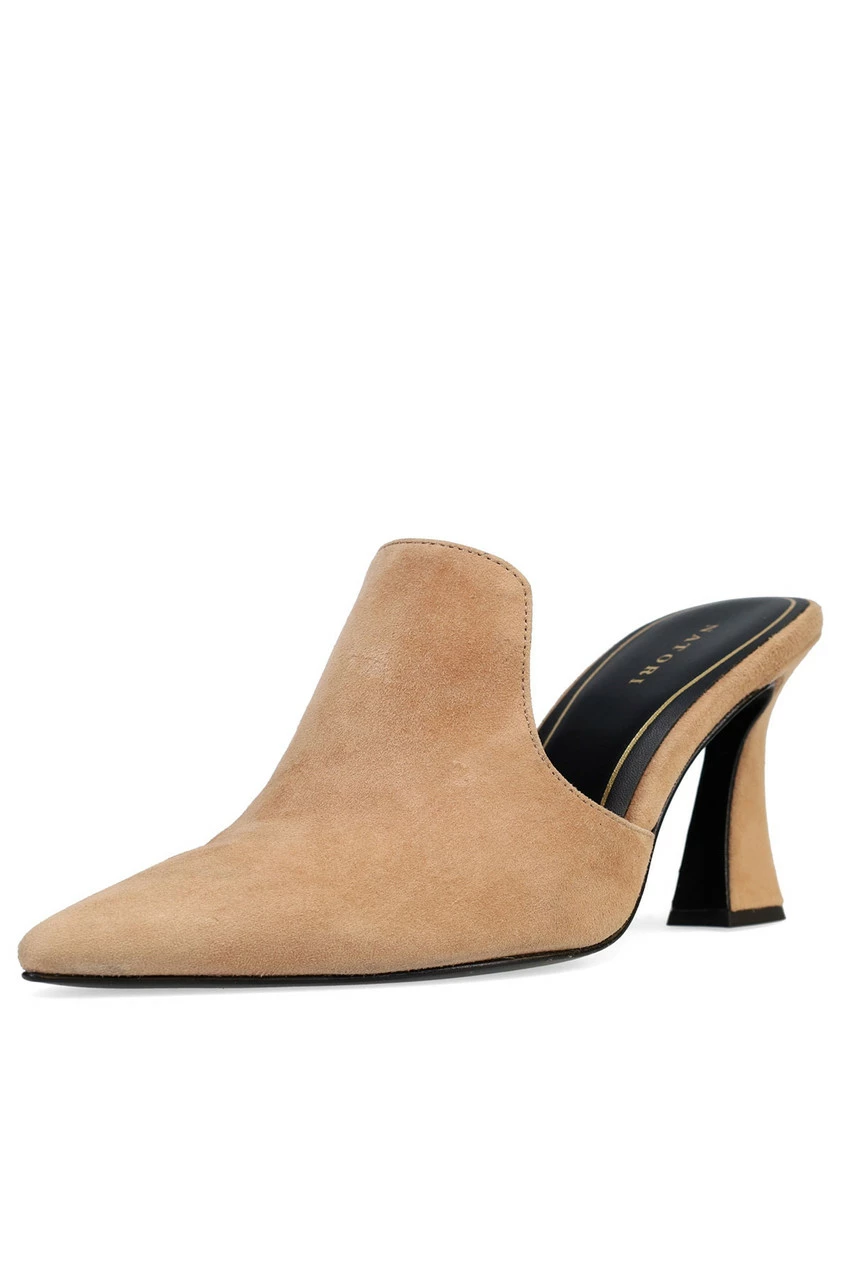 Minh Suede Heel Mule 22 Minh Suede Heel Mule - Image 22