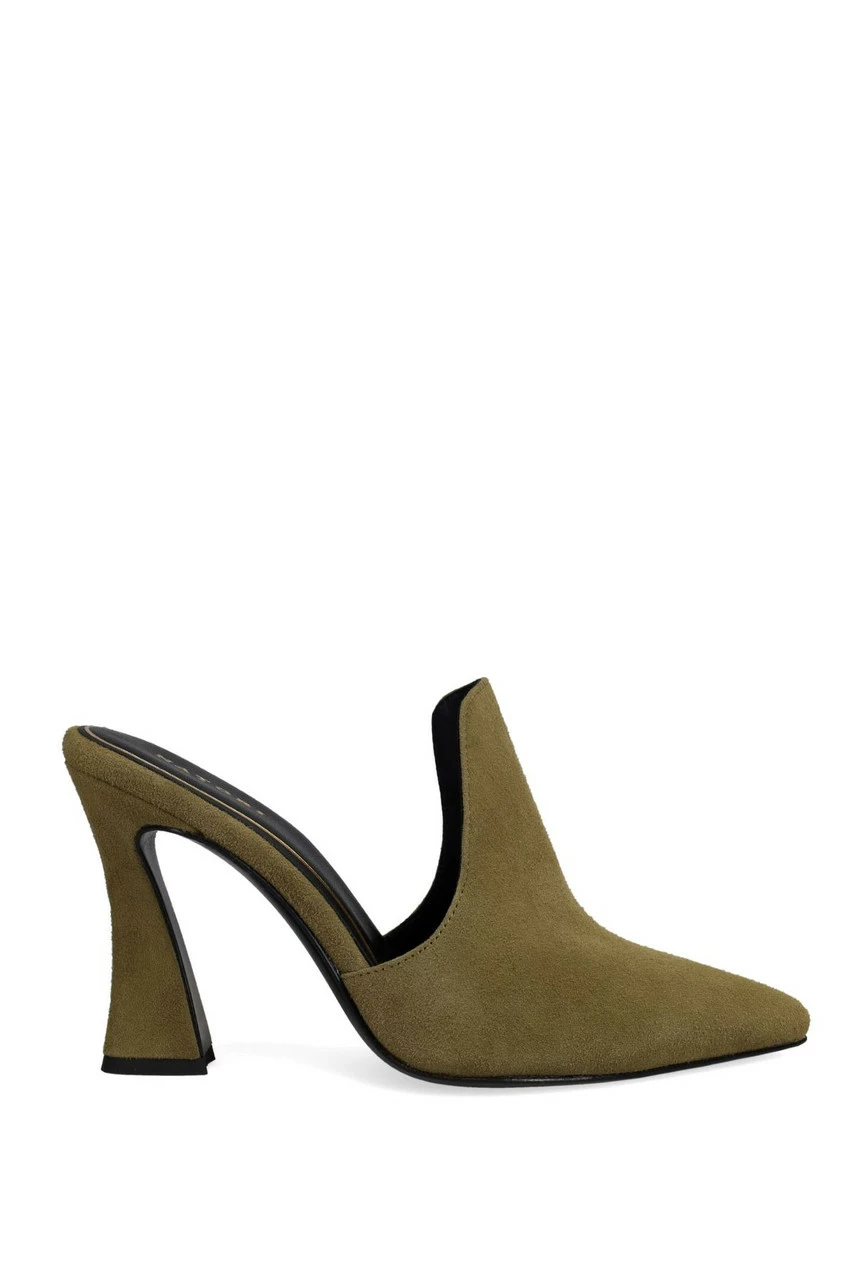 Minh Suede Heel Mule 33 Minh Suede Heel Mule - Image 33