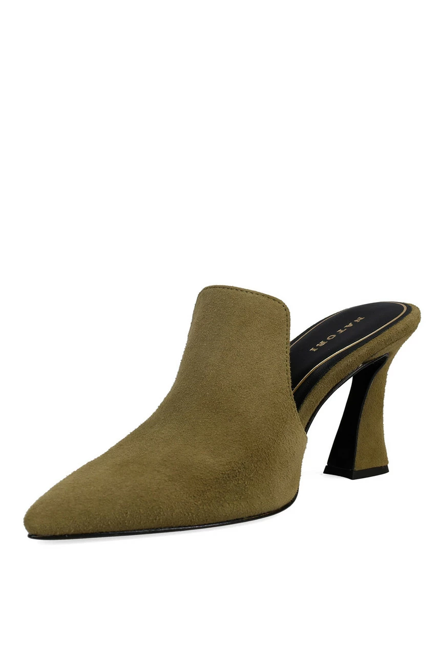 Minh Suede Heel Mule 2 Minh Suede Heel Mule - Image 2