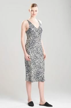 Misty Leopard Gown -Natori Sales Shop Misty Leopard Gown Black Grey by N Natori 32777.1657641176