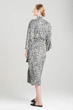 Misty Leopard Robe 13 Misty Leopard Robe -Natori Sales Shop Misty Leopard Robe Black Grey by N Natori 2 59397.1657641393