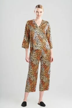 Misty Leopard V-Neck PJ