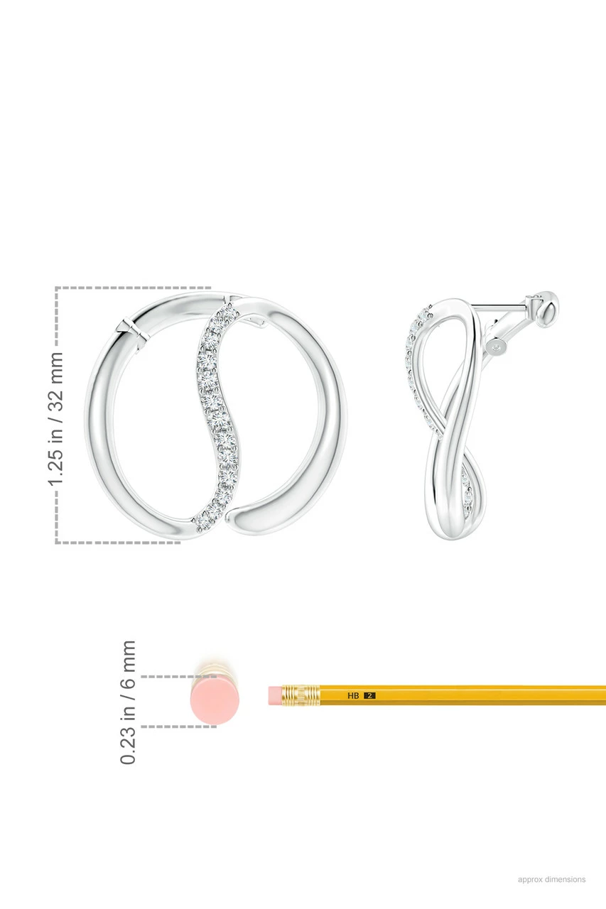 Shangri-La Yin-Yang 14K Gold And Diamond Large Button Stud Earrings 8 Shangri-La Yin-Yang 14K Gold And Diamond Large Button Stud Earrings - Image 8