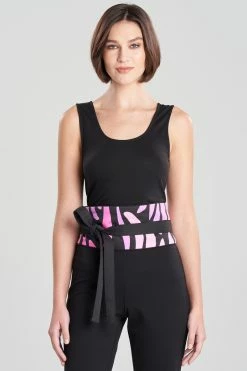 Nagashi Cotton Chino Obi Belt -Natori Sales Shop Nagashi Cotton Chino Obi Belt Fuchsia by Natori 93916.1674578736