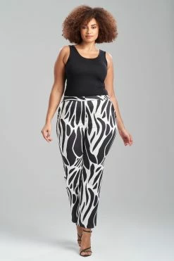 Nagashi Cotton Chino Pants 15 Nagashi Cotton Chino Pants -Natori Sales Shop Nagashi Cotton Chino Pants White Black by Natori 3 81603.1674770820