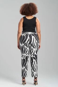 Nagashi Cotton Chino Pants 16 Nagashi Cotton Chino Pants -Natori Sales Shop Nagashi Cotton Chino Pants White Black by Natori 4 57530.1674770820