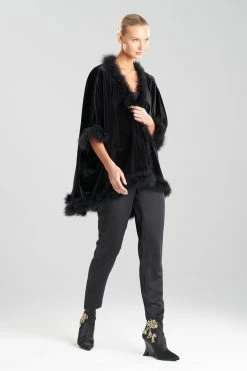 Natalie Feather Trim Jacket