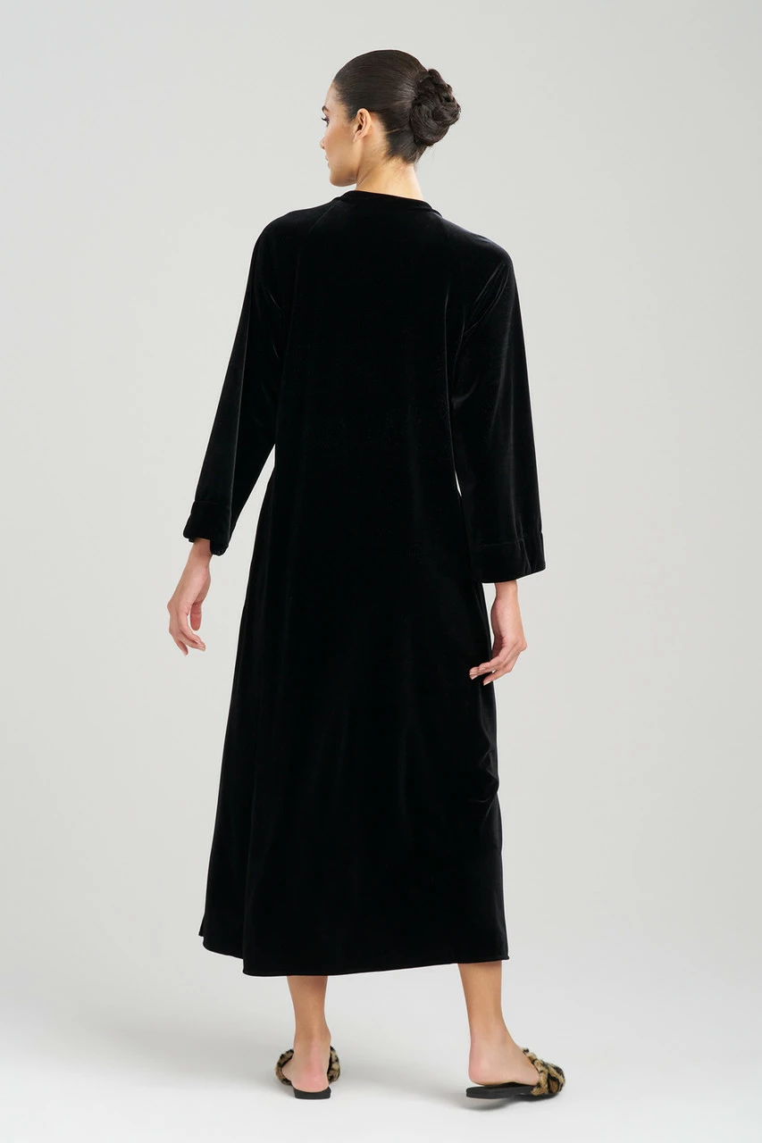 Natalie Mandarin Zip Caftan 2 Natalie Mandarin Zip Caftan - Image 2