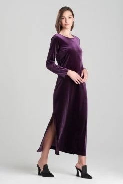 Natalie Lounger 22 Natalie Lounger -Natori Sales Shop Natalie Velvet Lounger Blackberry by Natori 27144.1663270202