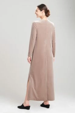 Natalie Lounger 25 Natalie Lounger -Natori Sales Shop Natalie Velvet Lounger Toasted Taupe by Natori 2 26733.1684253593