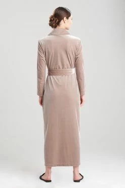 Natalie Velvet Robe -Natori Sales Shop Natalie Velvet Robe Toasted Taupe by Natori 2 21643.1655829802