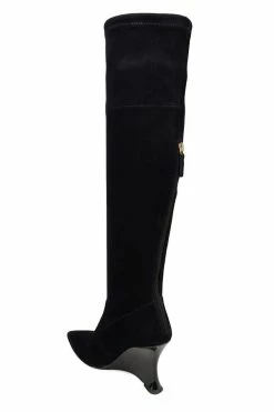 Natsu Stretch Suede Over The Knee Wedge Boot 22 Natsu Stretch Suede Over The Knee Wedge Boot -Natori Sales Shop Natsu Stretch Suede Over the Knee Wedge Boot Black by Natori 5 55626.1663903149