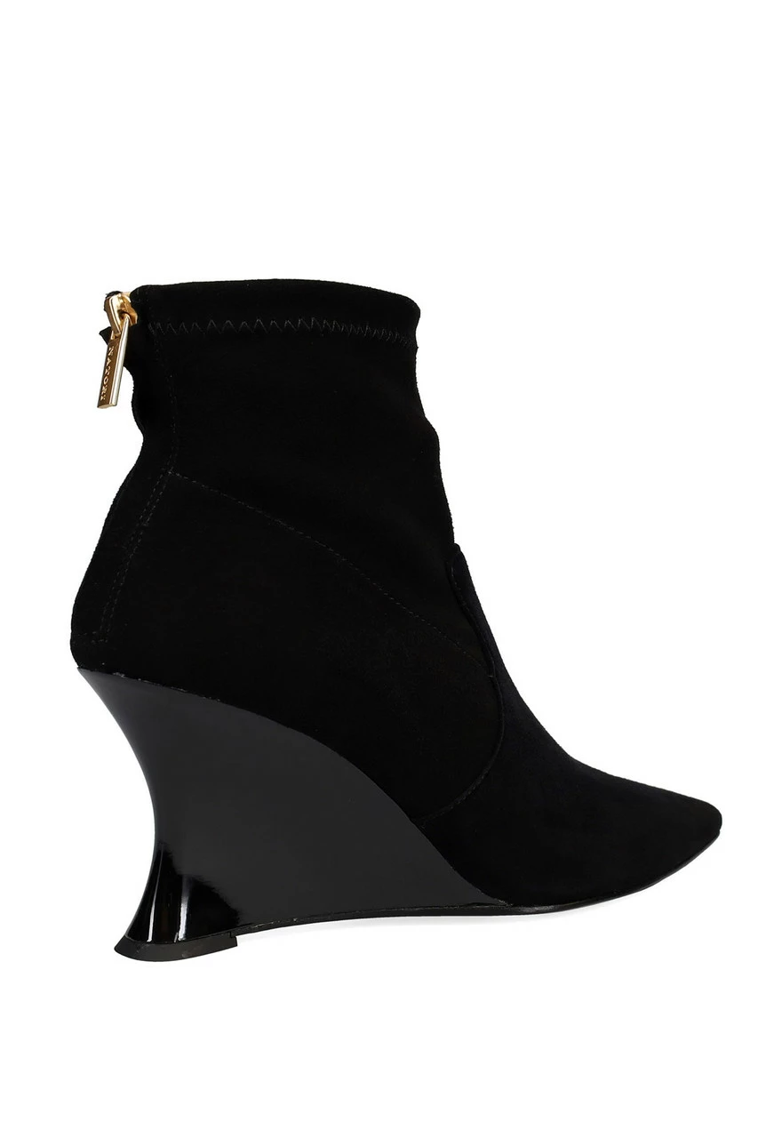 Neko Suede Wedge Ankle Boot 4 Neko Suede Wedge Ankle Boot - Image 4